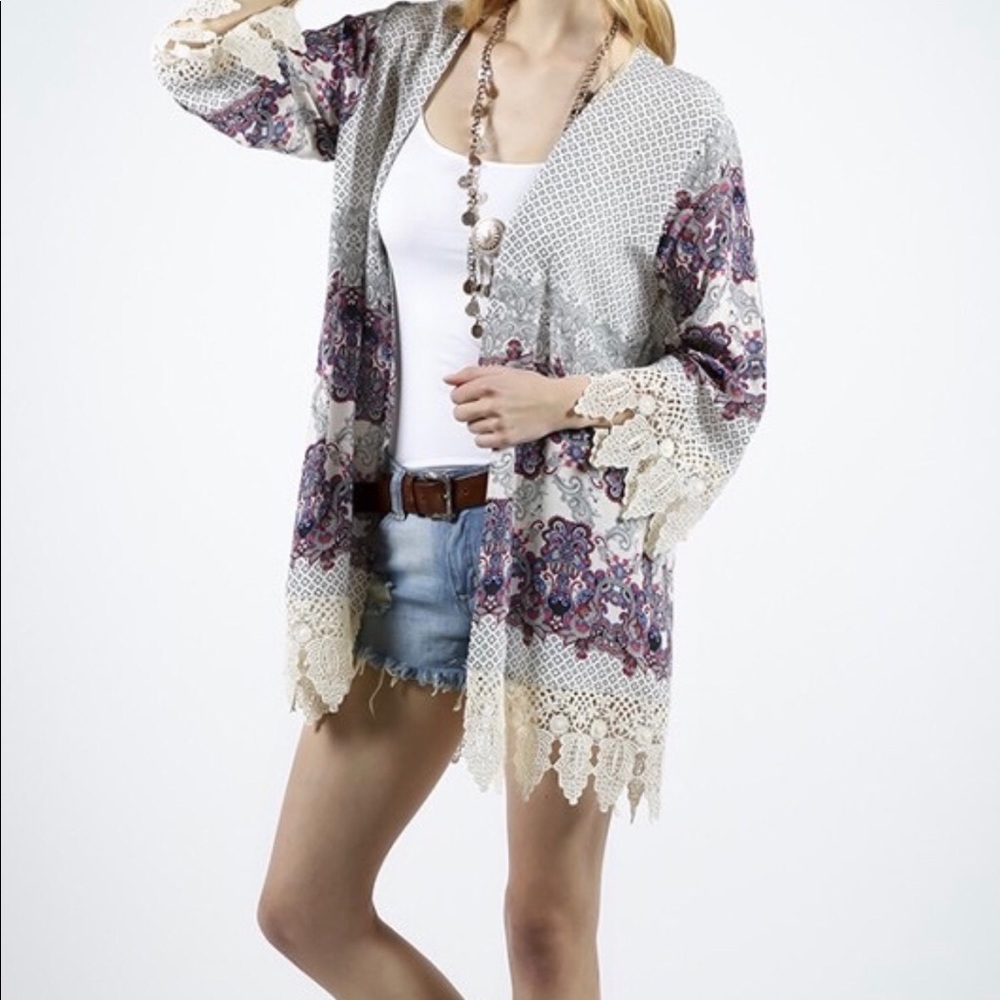 Sale BOHO KIMONO/CARDIGAN 1left - Picture 3 of 7